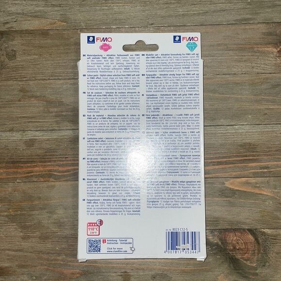 FIMO Modelling Clay Fashion Palette - 12 Colors - Picture 3 of 3